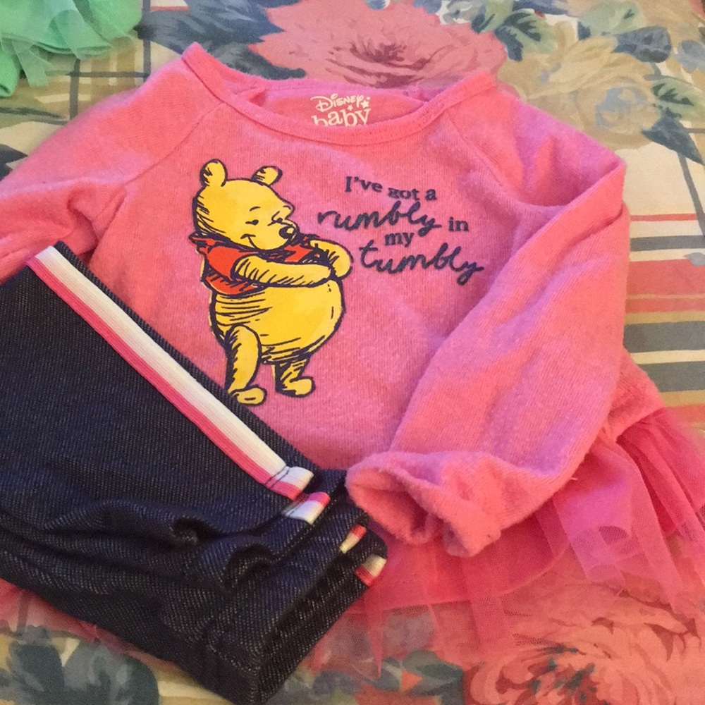 Long sleeve top with matching bottoms
